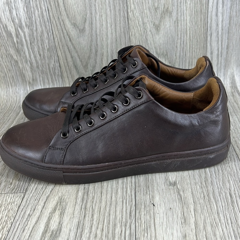 Thursday Boot Company Brown Leather Sneakers - Picture 4 of 10